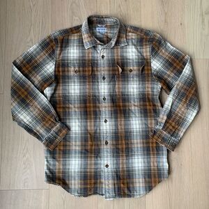 Carhartt Original Fit Plaid Flannel Button Down Workwear Heavy-Weight Shirt